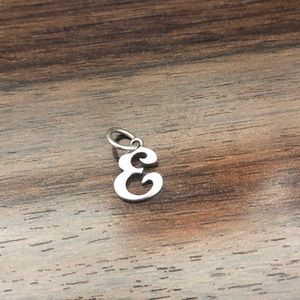 James Avery small initial E
